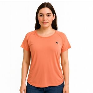 Wilson Atheleisure Sportswear Athletic Peach Top size Med